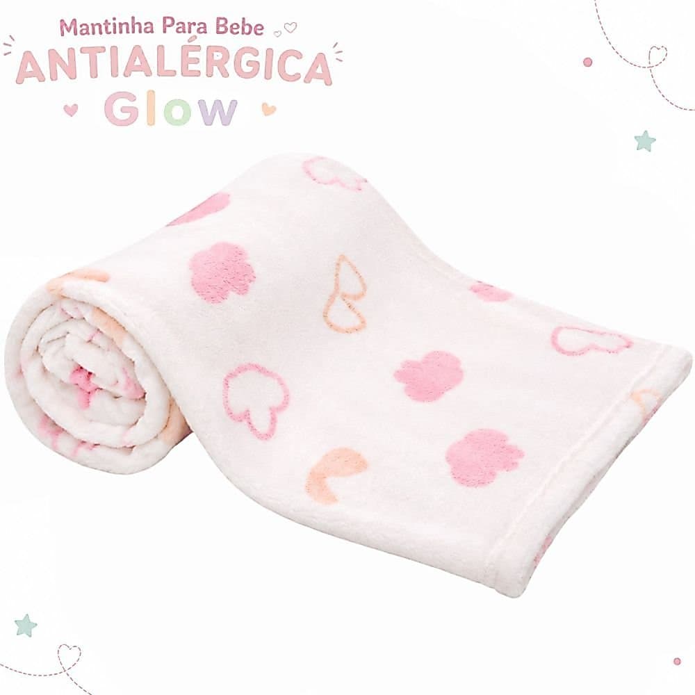 Mantinha Para Bebe Antialergica Lilica BB Glow
