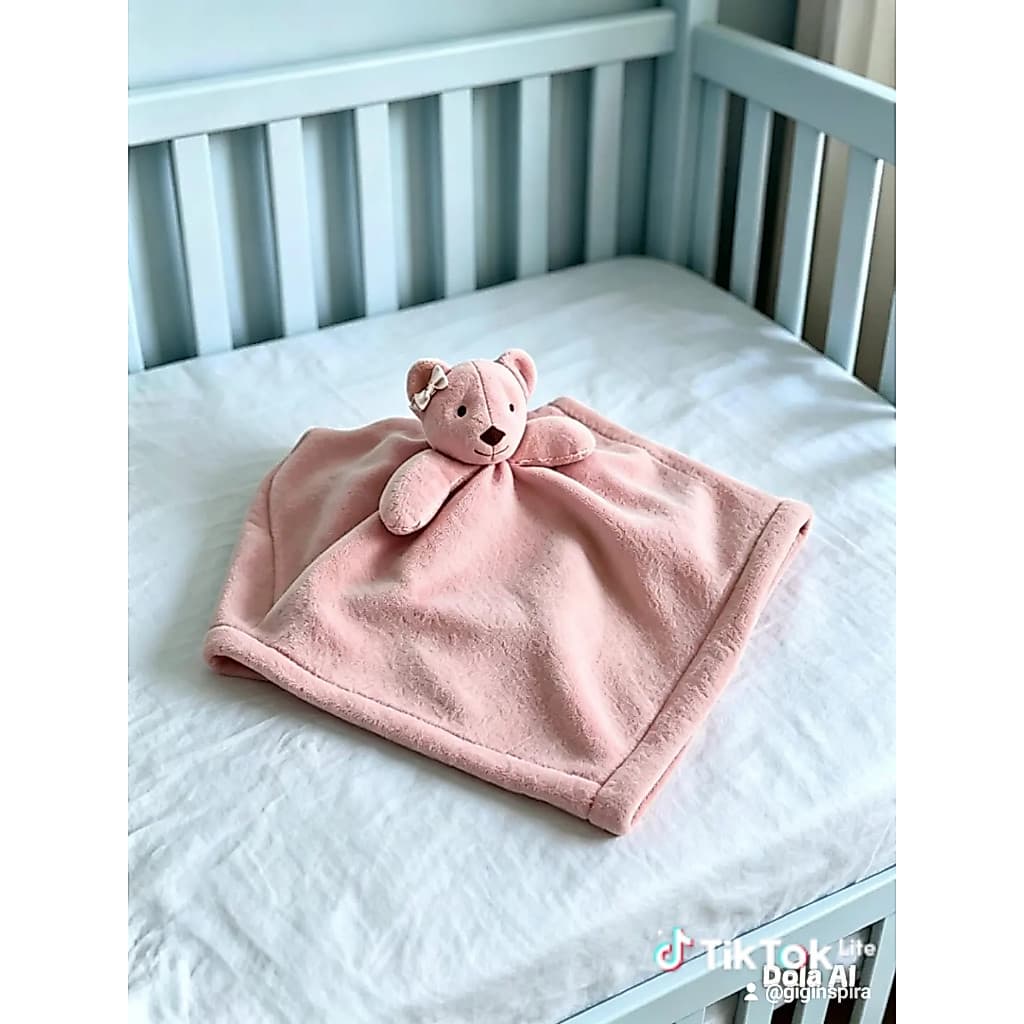 naninha", "ursinho", "presente bebê" naninhas rosas, presente para chá de bebe
