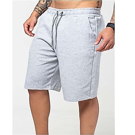 Bermuda Short Moletom Masculino Treino Academia