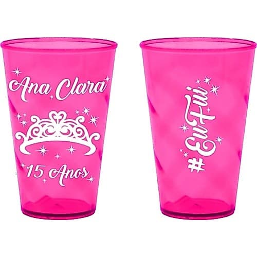 40 Copos Caldereta Twister 500ml Personalizados Frent/verso