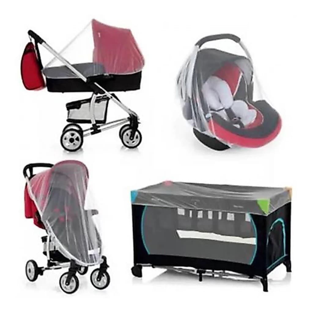 Mosquiteiro Universal Para Carrinho/ Bebê Conforto/berço Cercadinho/desmontável