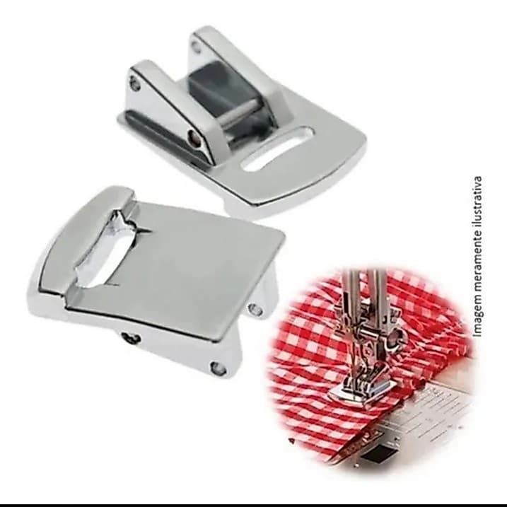 Sapata Elgin Para Franzir Franzidor Tecido Leve Máquina Doméstica  REF-P60502