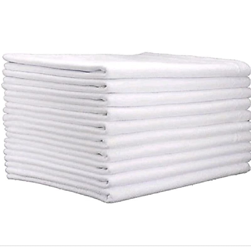 Pano Pé de Galinha Kit com 10, 20, 30 E 40 panos 100% Algodão Branco - Santa Margarida