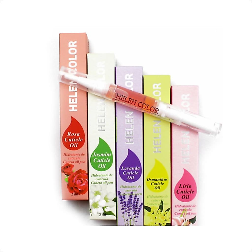 Caneta Óleo Hidratante Cutícula Tratamento de Unhas Revitalizante 5un