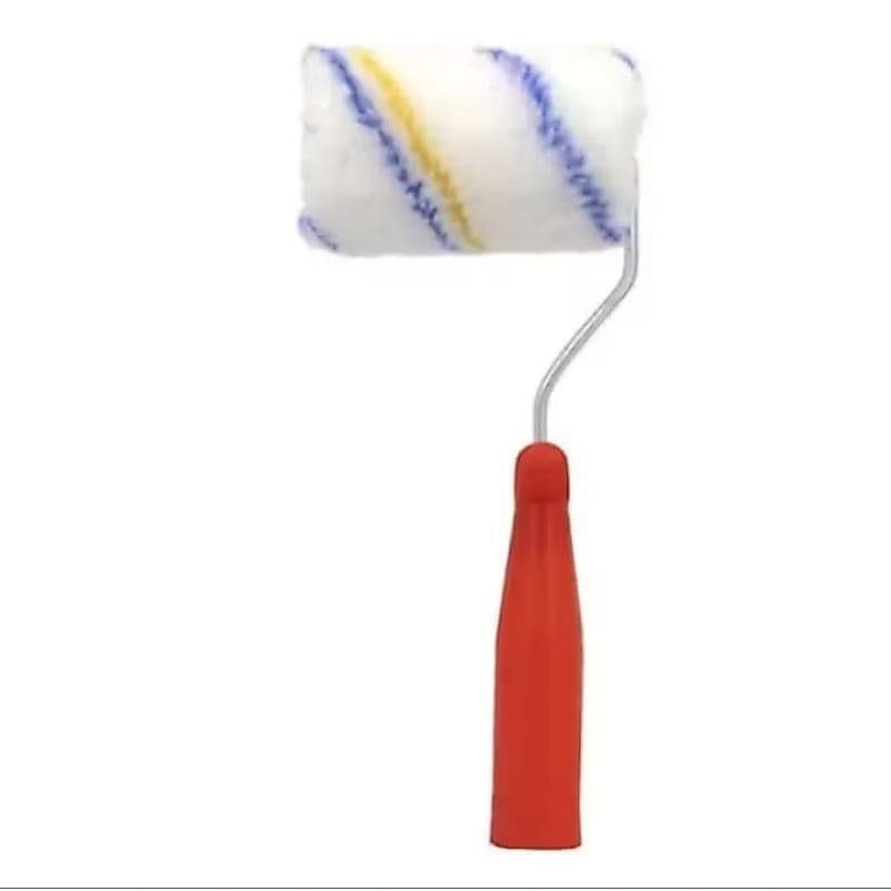 ROLO DE PINTURA DE LÃ ANTI-RESPINGO 4" 10CM GADAN FBG (cor cabo aleatório)