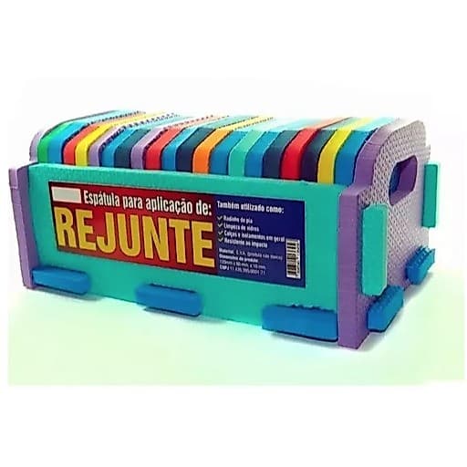 Espátula Para Aplicação De Rejunte E.v.a Colorido 20 Peças