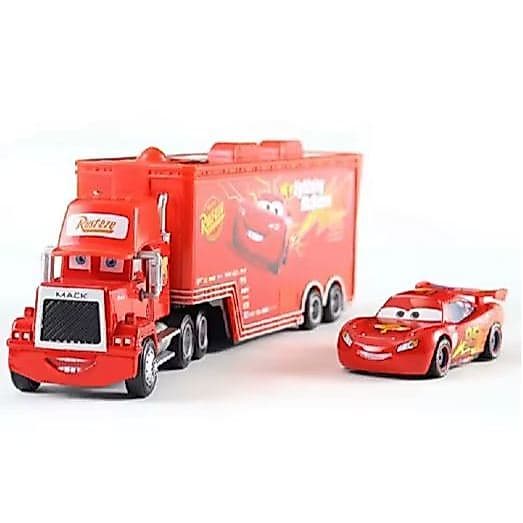 Relâmpago Mcqueen Carreta Caminhão E Carrinho