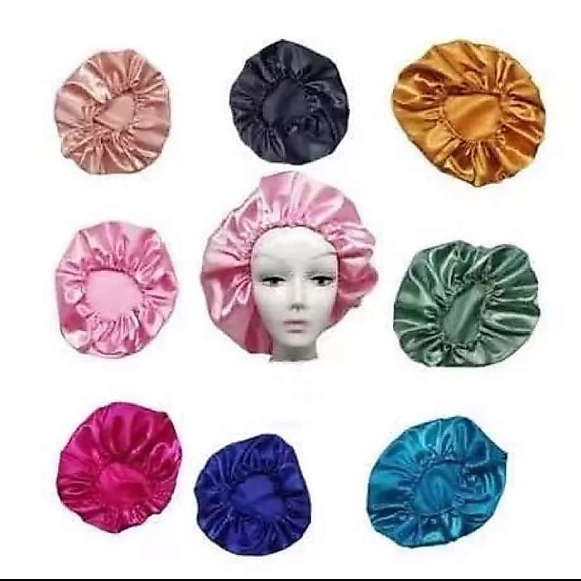 Touca de Cetim Antifrizz Touca de Banho de Cetim