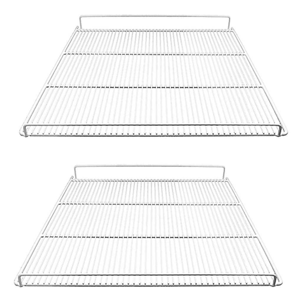 2 Grade Prateleira Gelopar GPTU / GPTC / GRV-570 – 57x54 cm + 8 suportes (Kit)