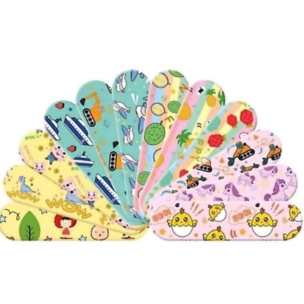 Kit 10 und Curativo infantil Band aid a prova d´água  personagens divertidos