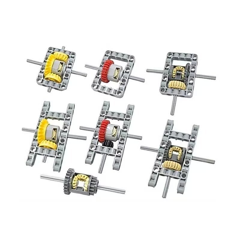 Diferencial do Dispositivo Diferencial do Bloco de Construção Moc Conjunto de Engrenagens de Pneus Fora de Carro