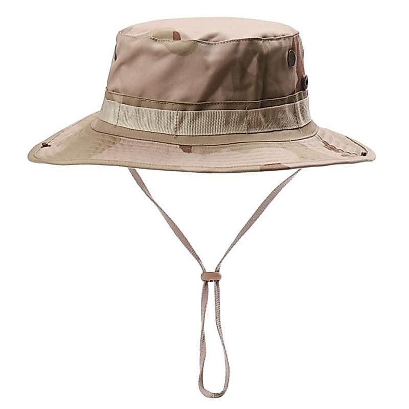 chapéu militar boonie hat excelente qualidade na cor deserto
