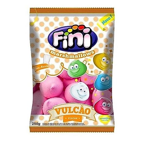 Fini Marshmallow 250gr Bauilha E Nata Tipo Vulcão Rosa