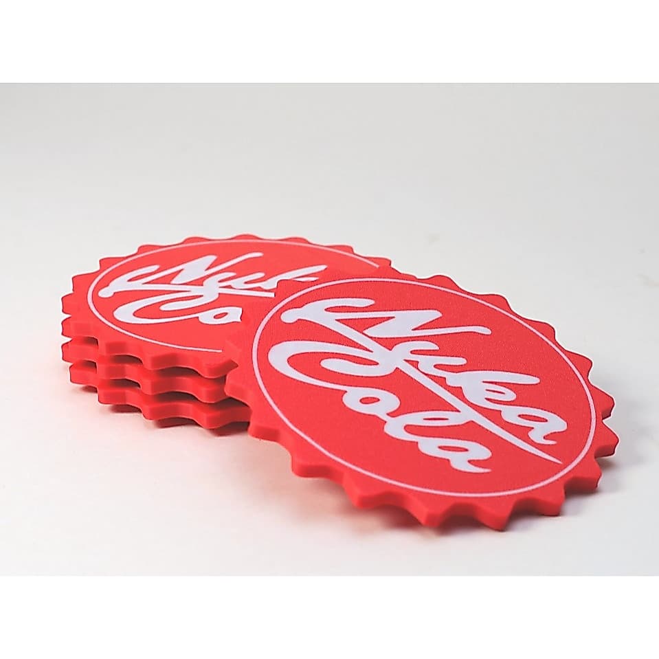 Kit com 5 Porta Copos Nuka-Cola do FALLOUT!