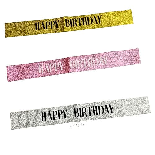FAIXA  HAPPY BIRTHDAY REF 14774
