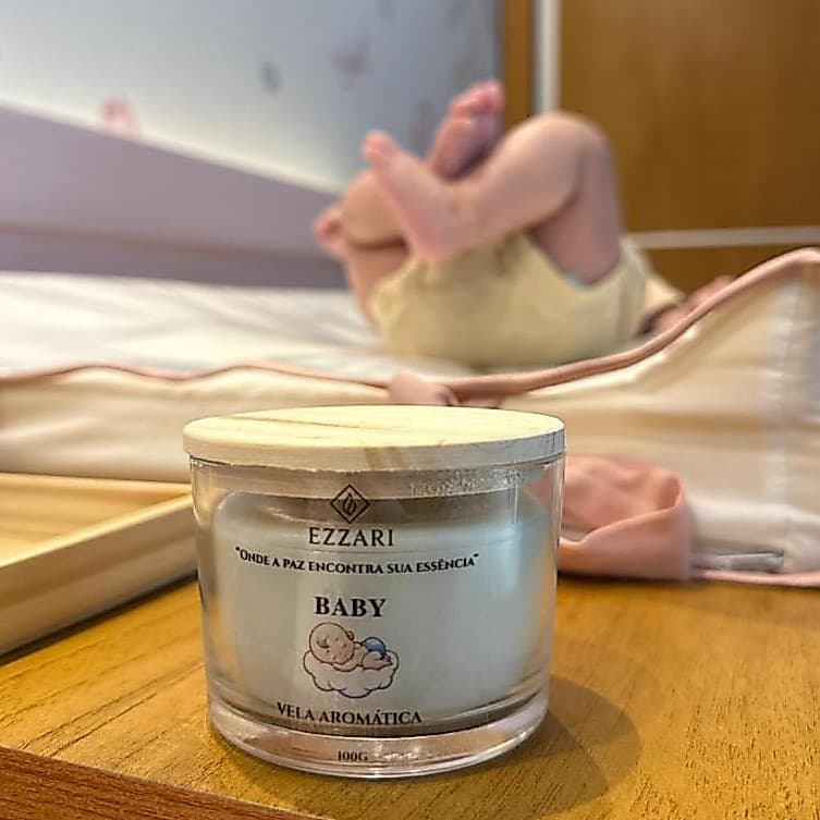 Velas Aromáticas EZZARI Artesanal Perfumada Decorativa Presente Lembrancinha 150g
