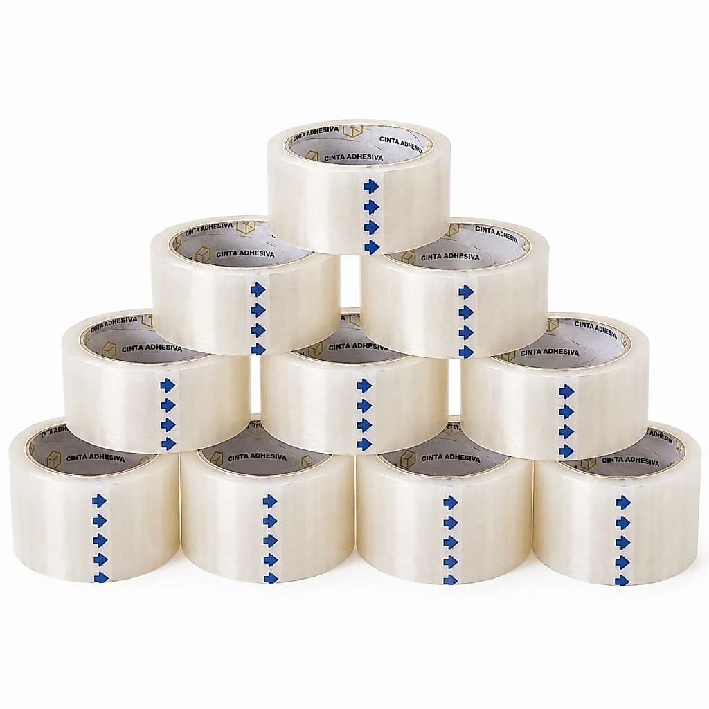 Fita Adesiva Durex Transparente 45mm X 50m Empacotamento KIT Com 10 Rolos