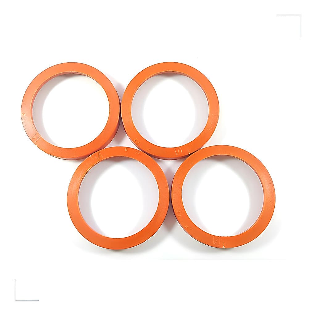 Anel Centralizador Roda Vw Volks Audi Ext 73,00mm Laranja Laranja