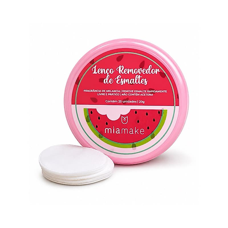 Lenço Removedor de Esmalte - Miamake