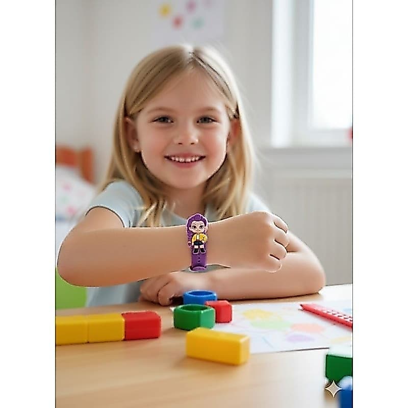 Relógio Infantil K-Pop Menina Digital LED Pulseira