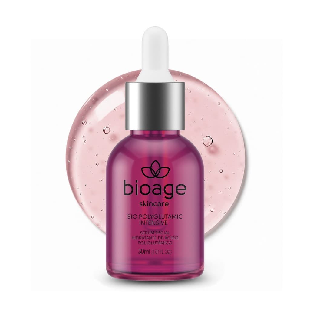 Sérum Ácido Poliglutâmico Bioage Bio.Polyglutamic 30ml - Skincare Facial Profissional Hidratação Prolongada