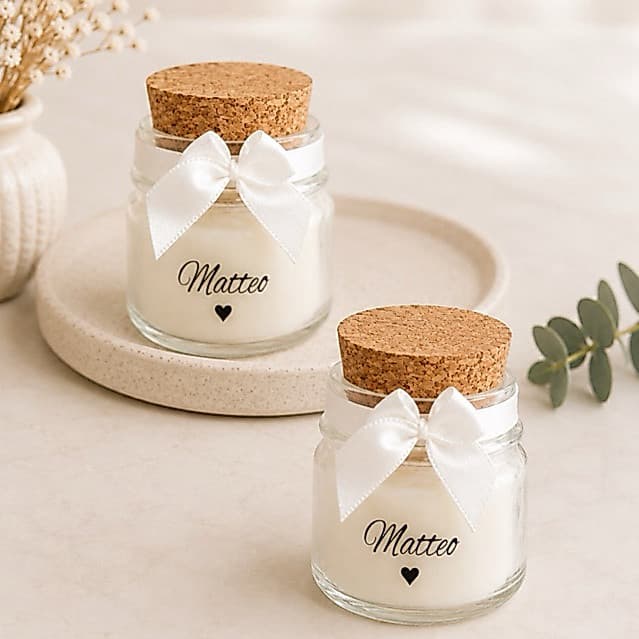 Kit Mini Velas Baby Aromáticas 40 Gramas Artesanais Lembrancinha para Batizado, Casamento Natal e muito mais