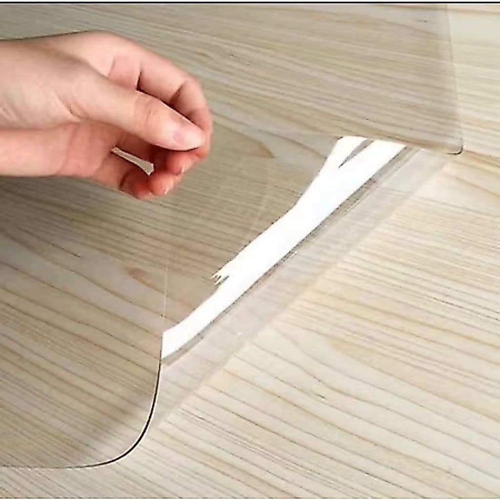Toalha de Mesa Plástica PVC Grosso Transparente Cristal 0,50mm– Impermeável 4 a 12 Lugares