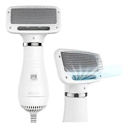 Secador De Pelo Escova Pente Pet Tosa Profissional Portátil 2 IN 1 Remove Pelos Cachorro Gato 110V/220V