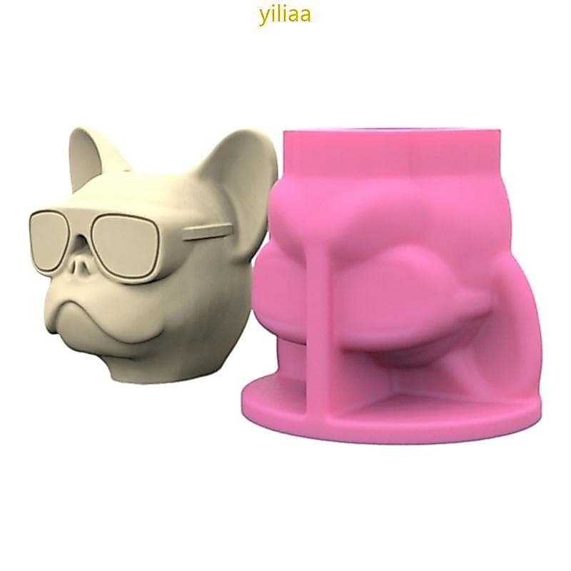 Molde Silicone Fofo Para Vasos Flores, Vaso, Concreto, Cimento, Resina Epóxi, Ferramenta D