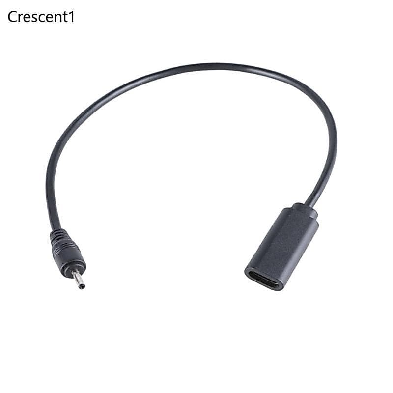 Crescent1 Eficiente USB Tipo C Fêmea Para 2 0x0 6mm DC5V Adaptador Alimentação Acessório Essencial Carregamento