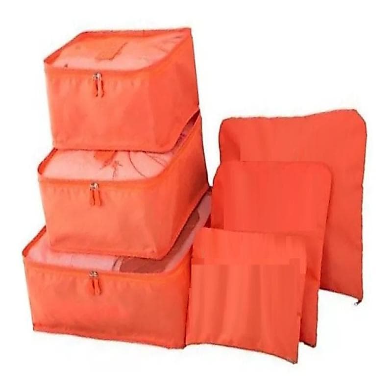 shop mix Organizador De Mala 6 Pçs Necessaire Viagem Bolsa Saco Cor:L