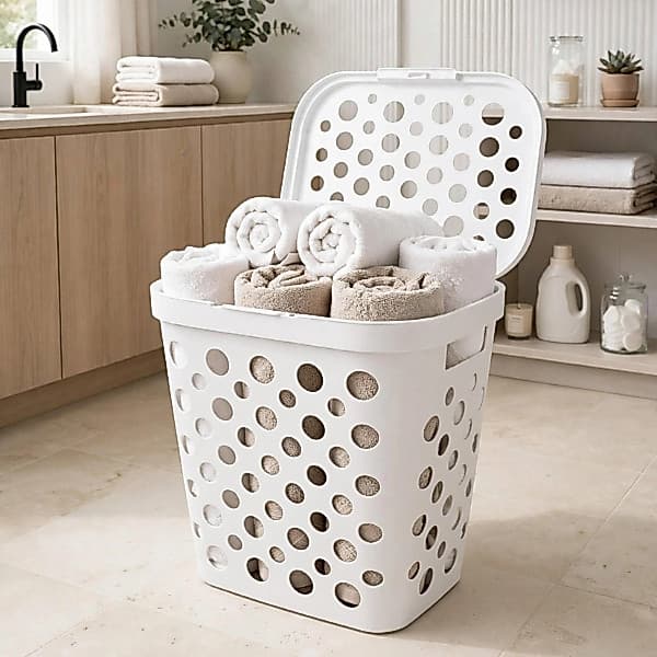 Cesto De Roupa Espaçoso 30L Caixa Cesto Para Roupas E Brinquedos Cesto Infantil Casa Caixa Organizador