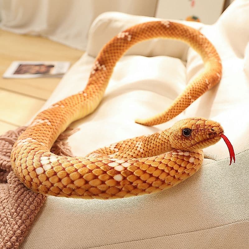 Estoque pronto Simulação Cobra falsa Cobra brinquedo de pelúcia Cobra adereços complicados Spoof Feng Shui Cobra boneca