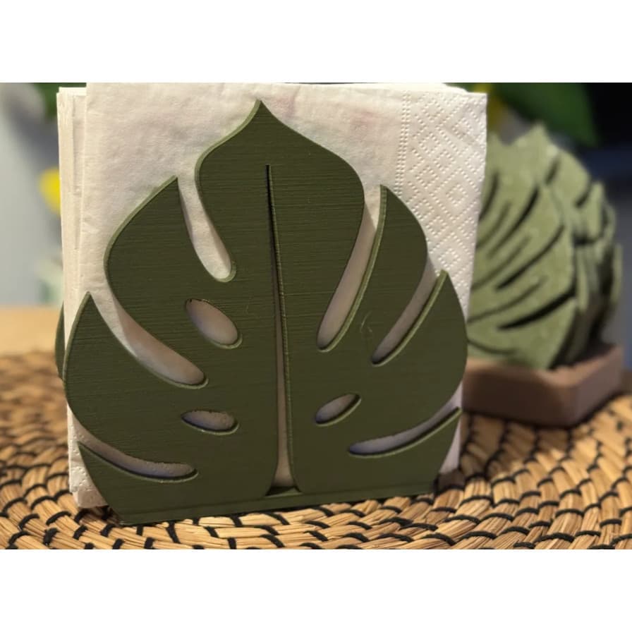 Porta Guardanapo Monstera 🌿✨