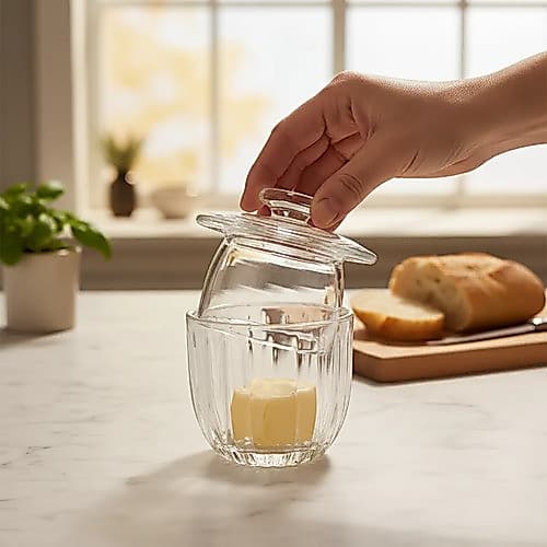 Manteigueira Francesa Em Vidro Emporium Transparente