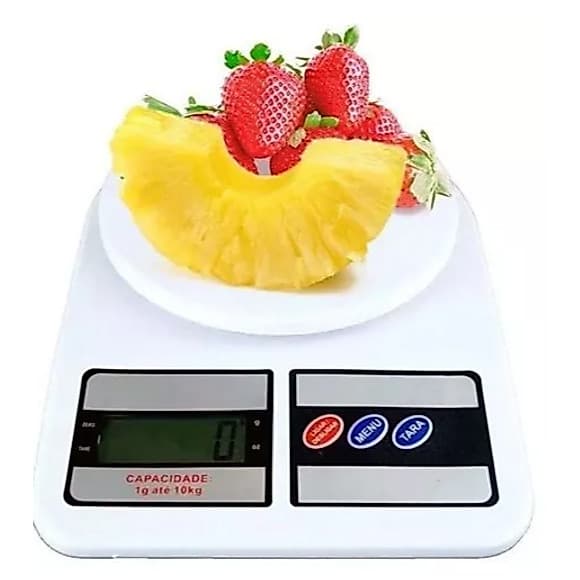 Balança Digital de Cozinha Alimentos Precisão 10Kg Dieta Pronta Entrega