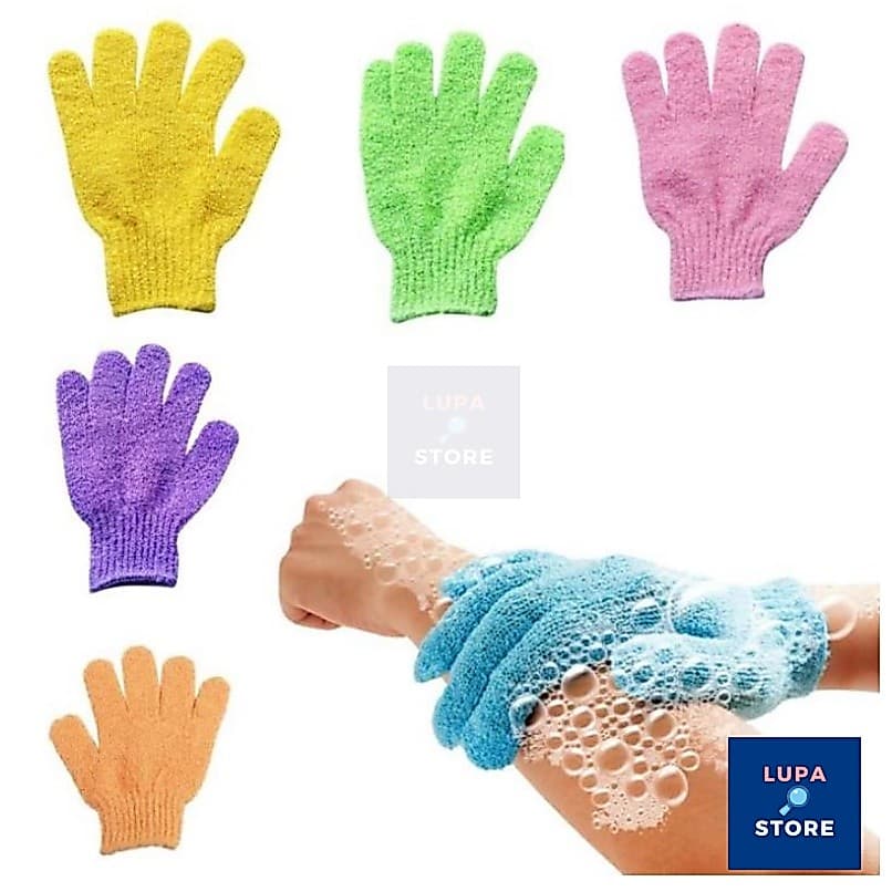 Luva Esfoliante Corporal Para Banho E Massagem Promoção para o PAR