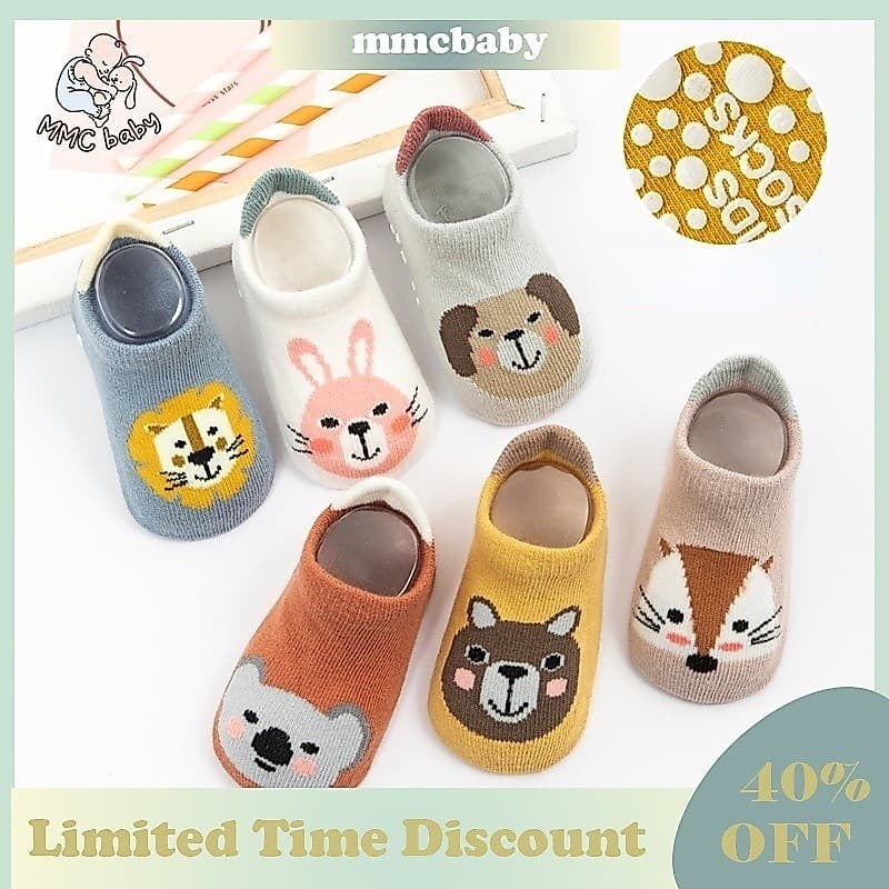 0-5 Anos Meias Para Bebês Recém-Nascidos Tridimensionais Animais De Bebê Crianças De Barco Infantil
