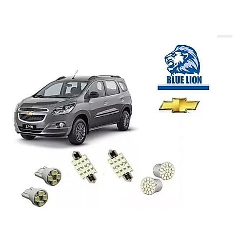 Kit  Spin  Lampadas Led Super Branca Luz Teto Placa Ré