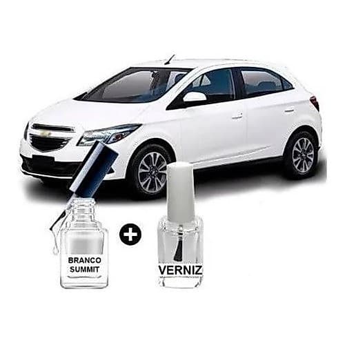 Tinta Tira Risco Automotivo Carro Gm Onix Branco Summit Uso Profissional