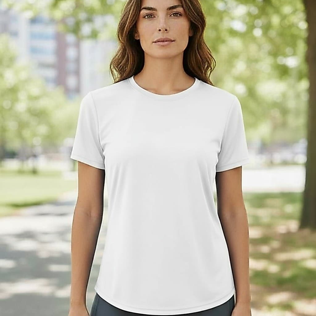 Camiseta Dry Fit Feminina Fitness Academia – Tecido Respirável, Confortável, Secagem Rápida