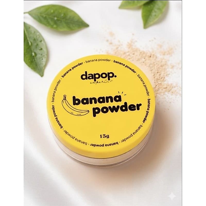 ​Pó Banana Dapop - Acabamento Profissional e Pele Perfeita (15g)