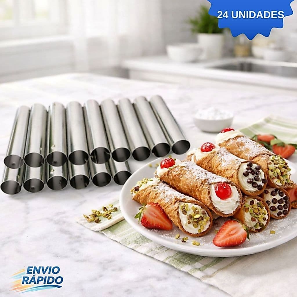 FORMA DE CANOLLI  EM FLANDRES – 24 PEÇAS