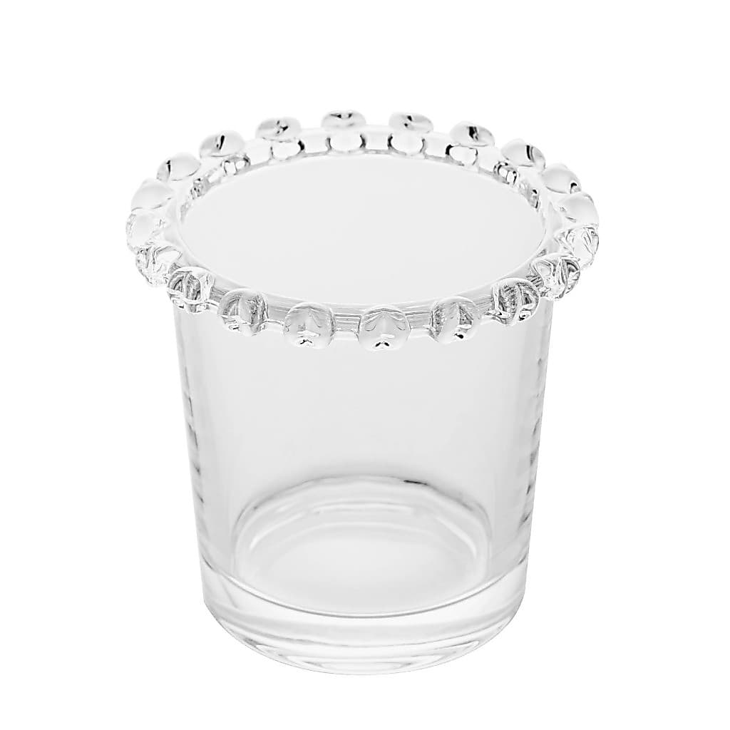 Porta Talher de Cristal Coração 8,5cm x 8cm - Lyor