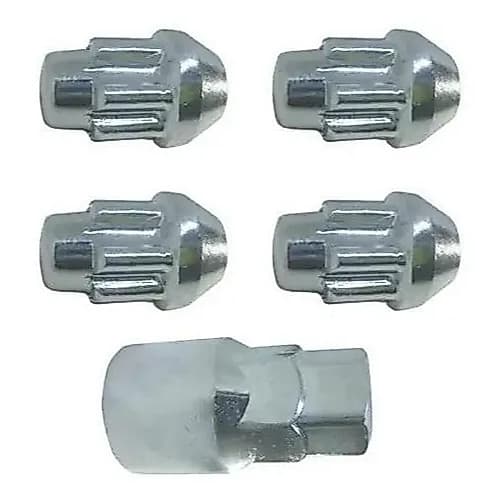 Porcas Anti Furto Cromadas Rodas Ford Honda