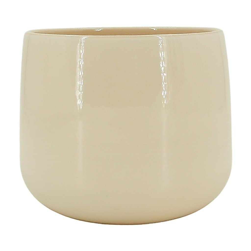 Vaso Cachepot Cerâmica Holandês - Bretagne Marfim