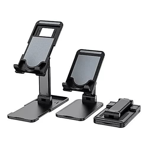 Suporte Universal De Mesa  Celular Tablet Dobrável Ajustável de Aço IT Blue  LE-048