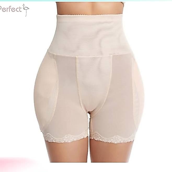 Calcinha De Renda Com Enchimento Para Modelagem De Quadril E Barriga