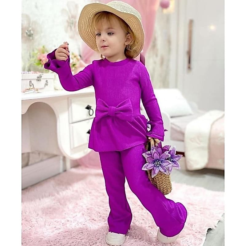 Conjunto infantil de Laço
