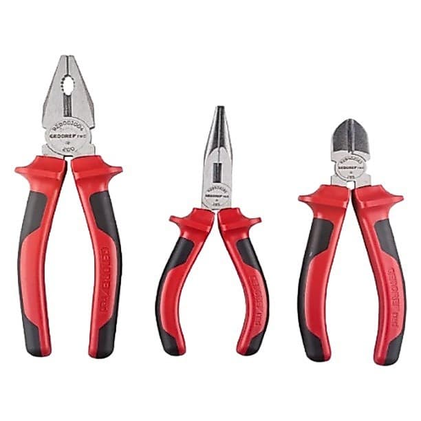 Kit:  Alicate Universal 8"  Alicate de Corte 6"  Alicate de Bico 6"  yt02